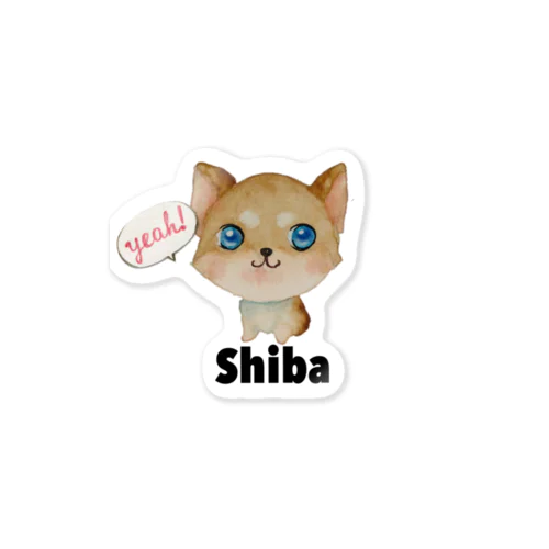 柴犬てぃん Sticker