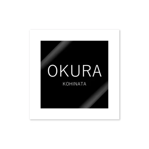 OKURA KOHINATA／ロゴ ステッカー