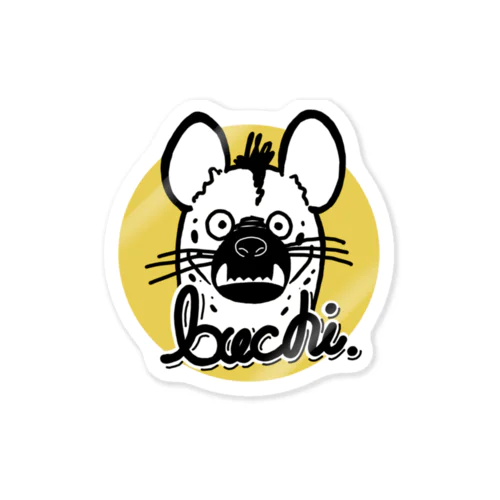 buchi. Sticker