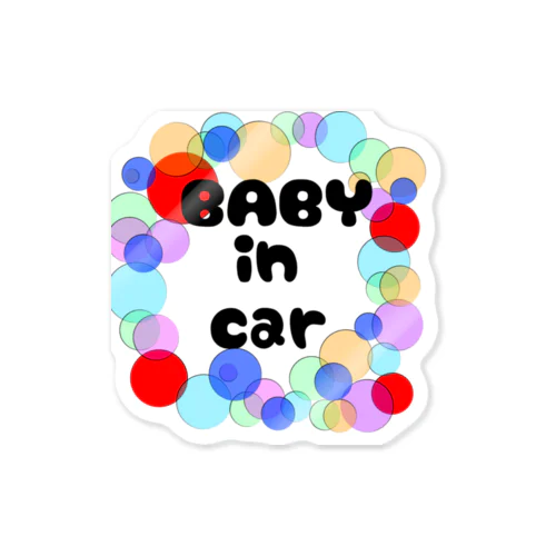 BABYincar Sticker