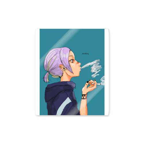 smoking Sticker