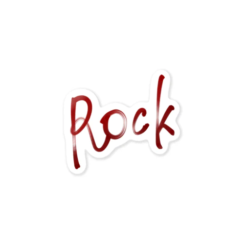 Rock（文字） Sticker