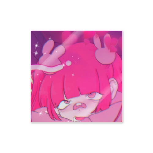 ぴんくがーる Sticker