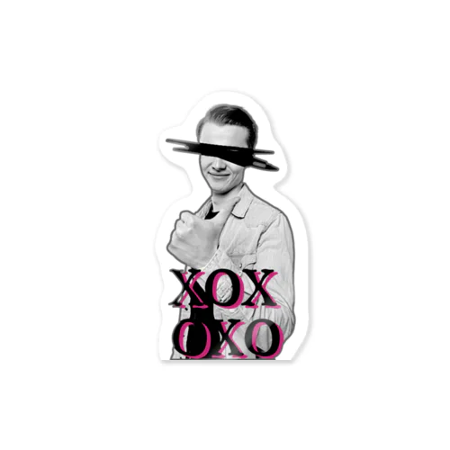 xoxoxo(foreign people) ステッカー