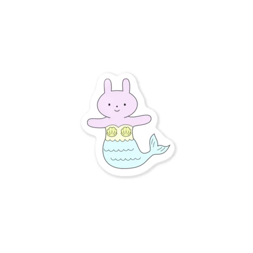 うさにんぎょ Sticker