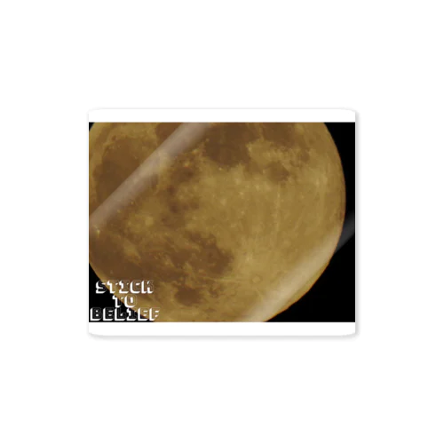 月の表面 Sticker