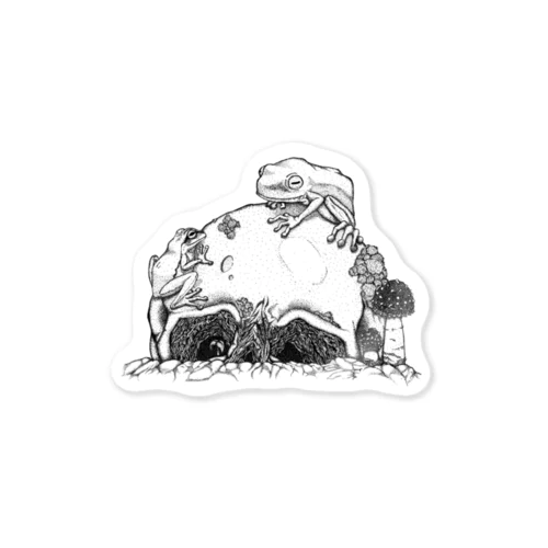 二匹の馴れ初め Sticker