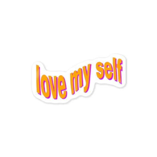 Love my self Sticker