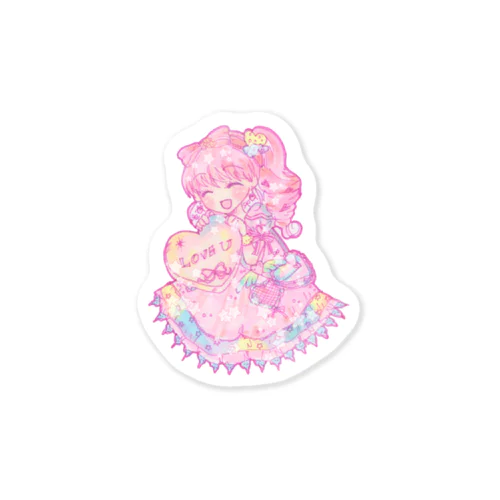 twinkle love♡ ステッカー Sticker