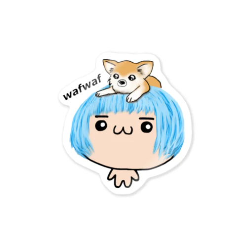 wafwafソライロ Sticker