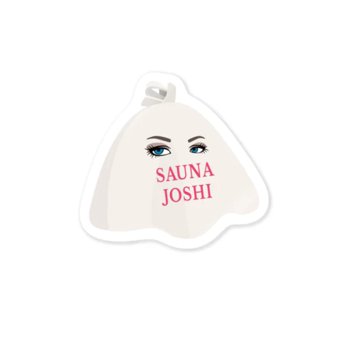 Saunajoshiあにめ Sticker