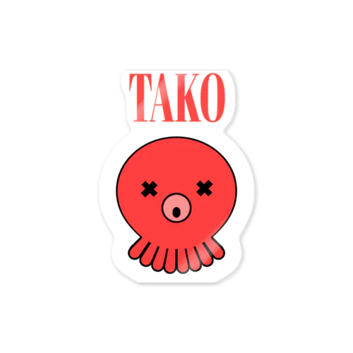 TAKO ステッカー