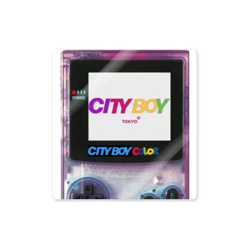 CITY BOY COLOR Sticker