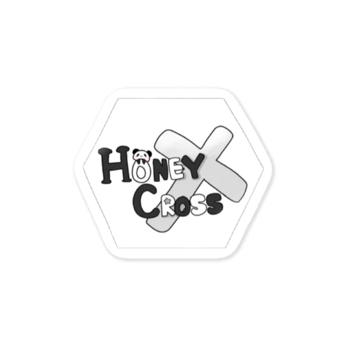 HONEY CROSSロゴ ステッカー