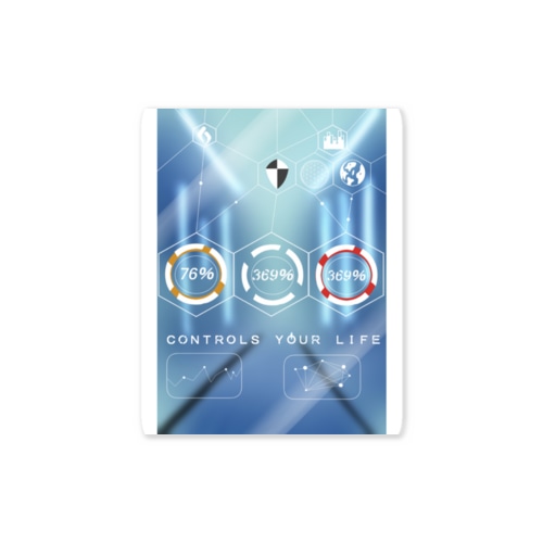 CONTROLS YOUR LIFE  Sticker
