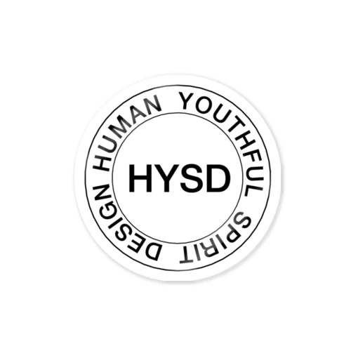 HYSDサークルロゴ Sticker