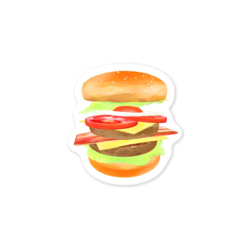 Bounce Burger Sticker