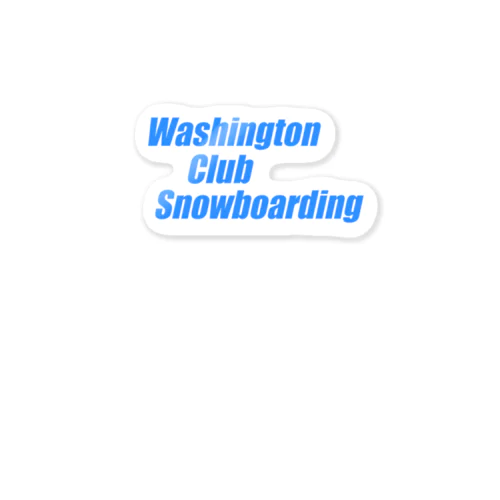 WASHINGTON CLUB LOGO(blue) Sticker