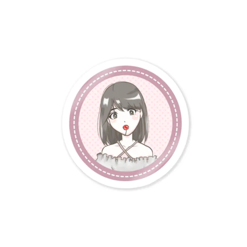 さくらんぼ女の子 Sticker