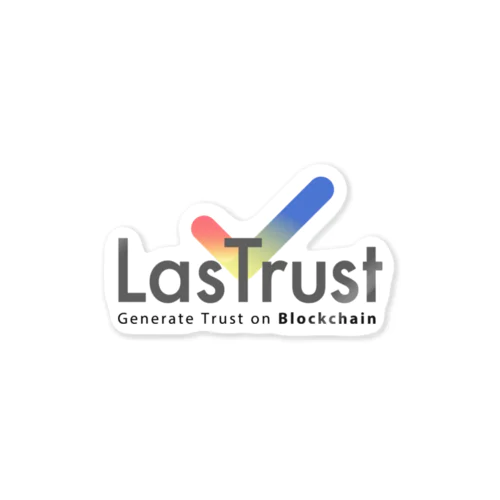 LasTrust Black Logo Sticker