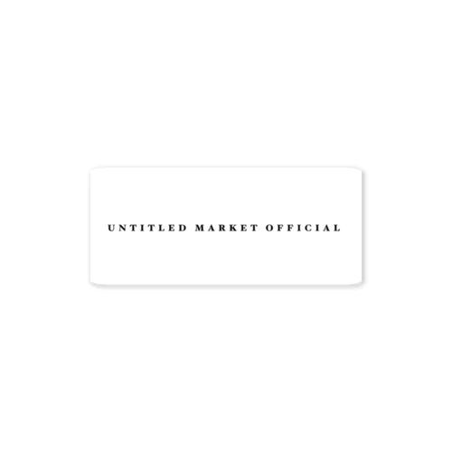 UNTITLED MARKET OFFICIAL 1st accessory Sticker