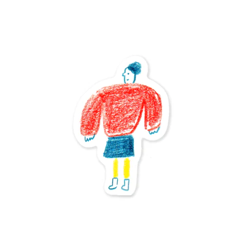 赤いセーター Sticker