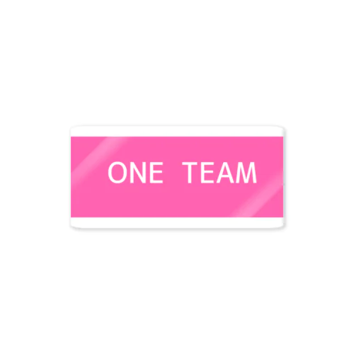 ONE TEAM Sticker