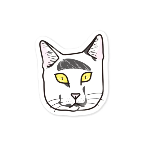 前髪猫 Sticker