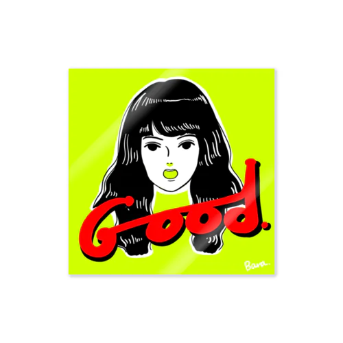 Goodガール Sticker