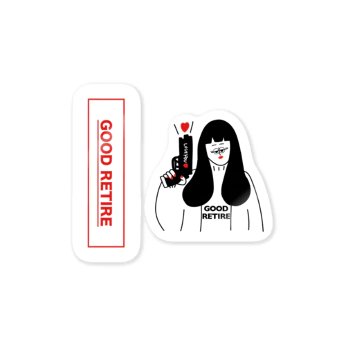 LOVEBEEM&ロゴ Sticker
