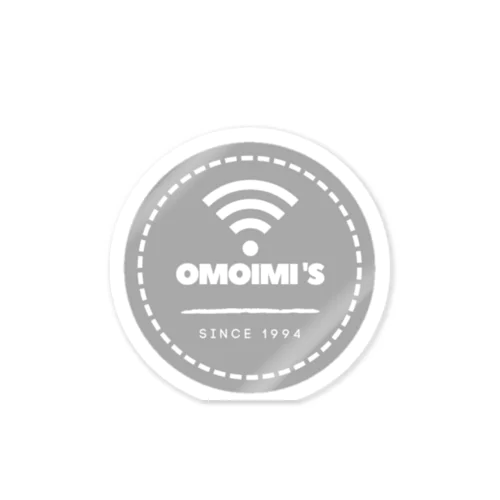 Wi-Fi Omoimi'Sロゴ ステッカー