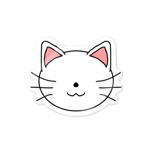 シンプルねこ Sticker