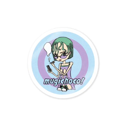 mugichocogirl ステッカー