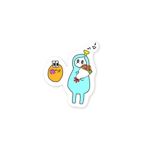 ペップとポップ(仮) Sticker