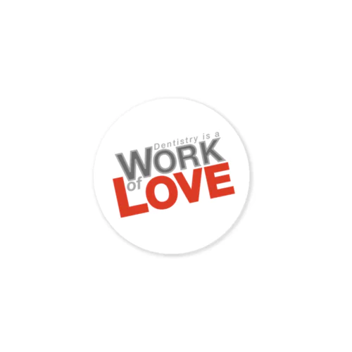 WorkofLove2020 Sticker