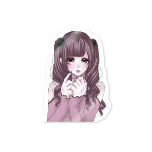 地雷女ちゃん Sticker