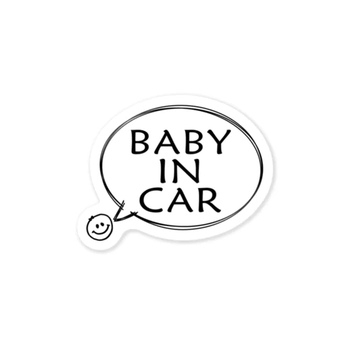 のびぞうステッカー【BABY】 Sticker