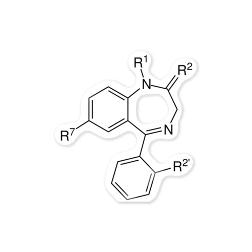 ベンゾジアゼピン Sticker