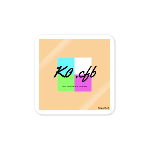 K0 Logo Item ステッカー