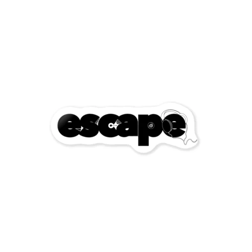 escape.  0215 ステッカー