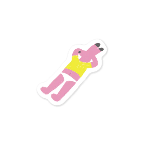 パンツでくつろぐみホちゃん Sticker