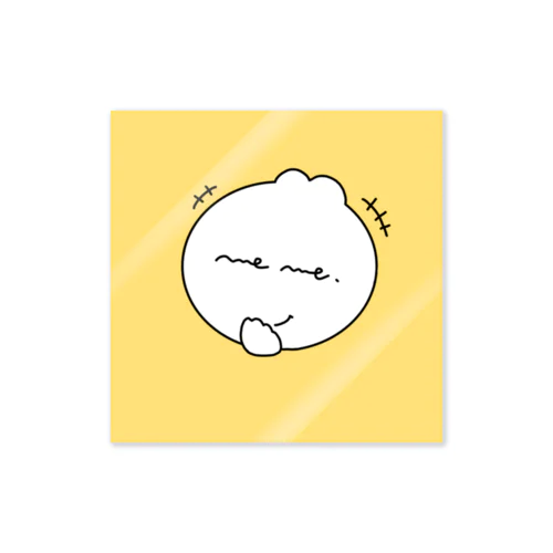 meme.うさぎ。(キイロ) Sticker