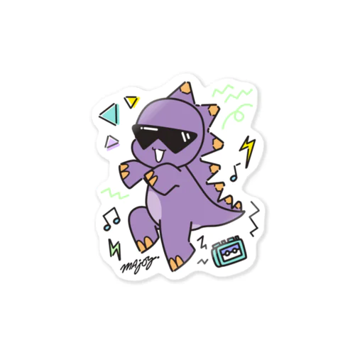 恐竜のモグ・ダンス Sticker