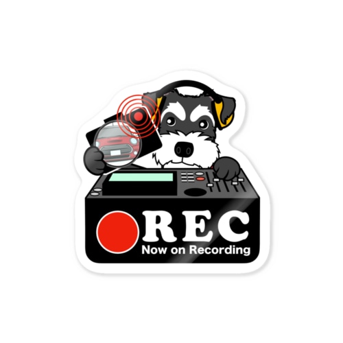 ミニチュアシュナウザー ドラレコステッカー Sticker