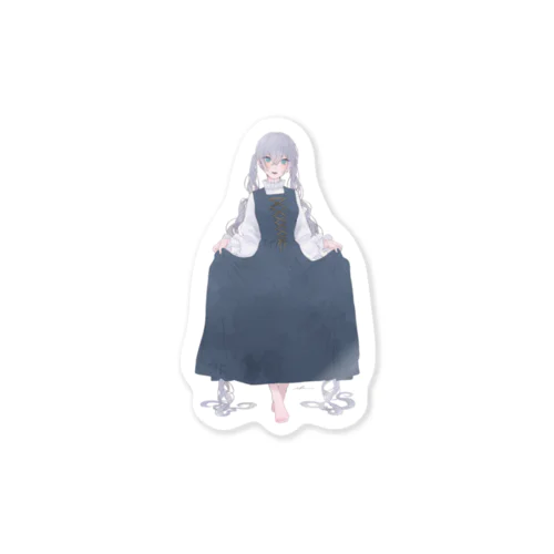 夢心地なあの子 Sticker