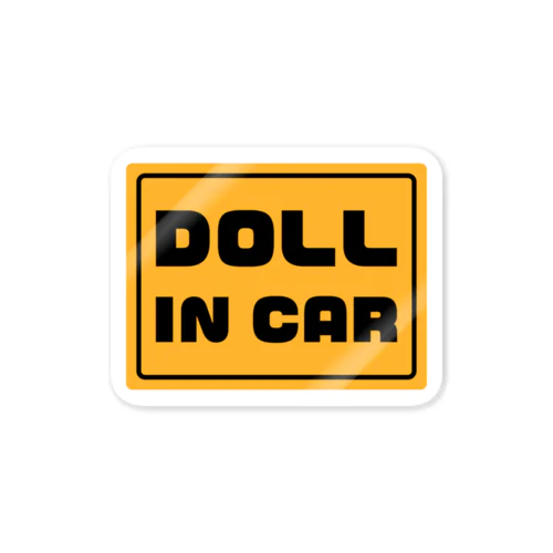 DOLL IN CAR ステッカー