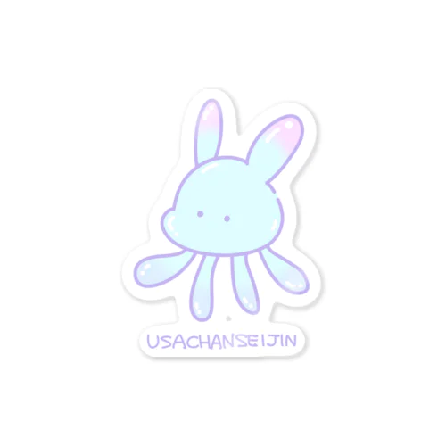 うさちゃん星人 Sticker