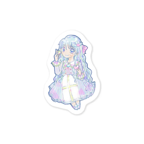 sweetie ♡ ガール　ステッカー Sticker