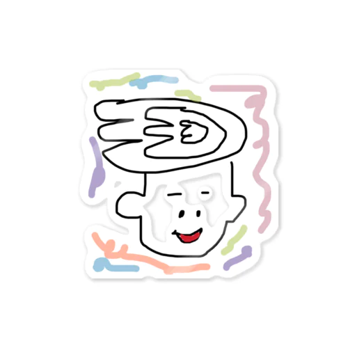 にやけ僕くん Sticker