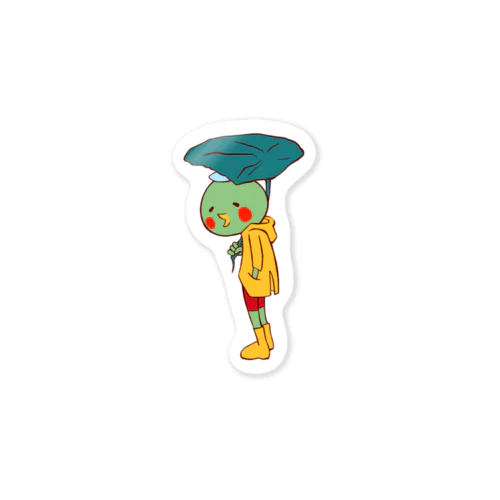 かっぱ(雨) Sticker